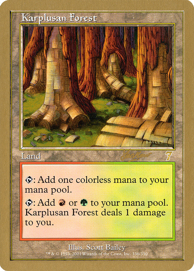 Karplusan Forest (Sim Han How) [World Championship Decks 2002] | Jack's On Queen