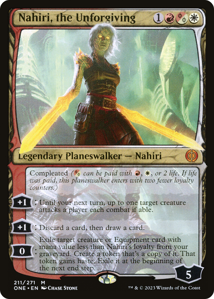 Nahiri, the Unforgiving [Phyrexia: All Will Be One] | Jack's On Queen