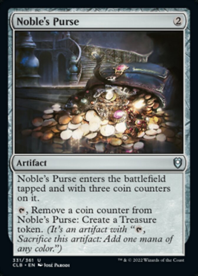 Noble's Purse [Commander Legends: Battle for Baldur's Gate] | Jack's On Queen