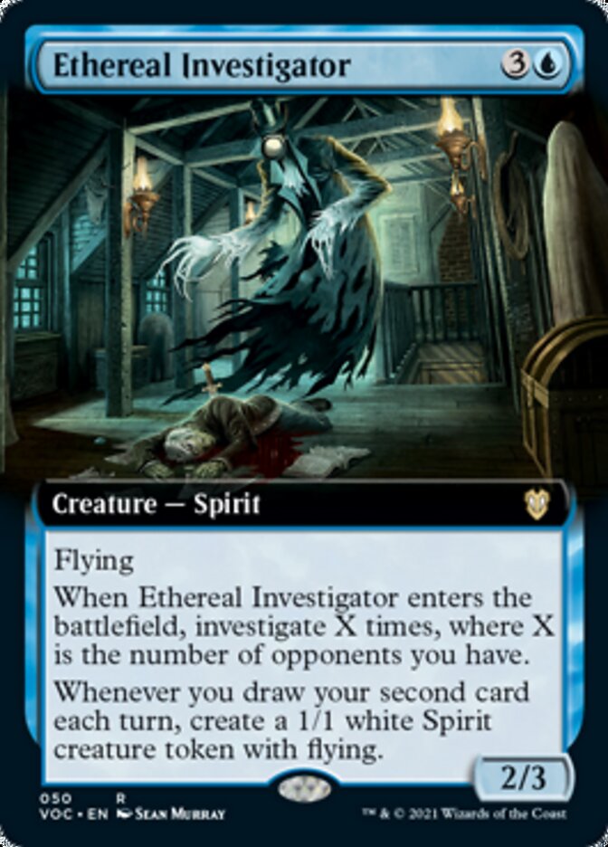 Ethereal Investigator (Extended) [Innistrad: Crimson Vow Commander] | Jack's On Queen