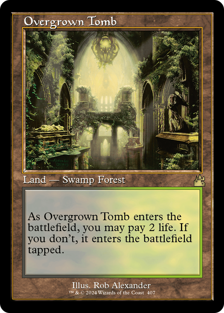 Overgrown Tomb (Retro) [Ravnica Remastered] | Jack's On Queen