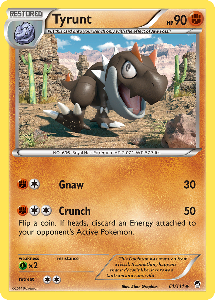 Tyrunt (61/111) [XY: Furious Fists] | Jack's On Queen