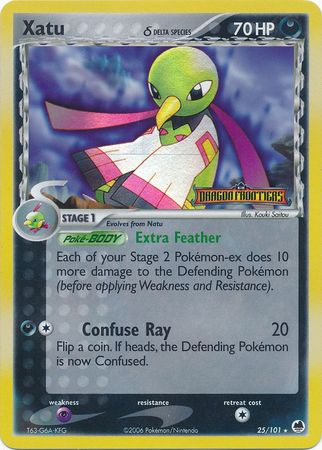 Xatu (25/101) (Delta Species) (Stamped) [EX: Dragon Frontiers] | Jack's On Queen