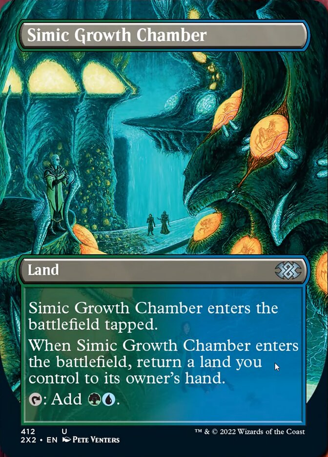 Simic Growth Chamber (Borderless Alternate Art) [Double Masters 2022] | Jack's On Queen