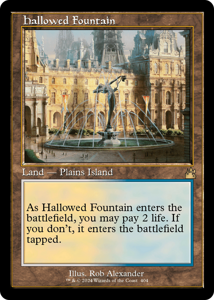 Hallowed Fountain (Retro) [Ravnica Remastered] | Jack's On Queen