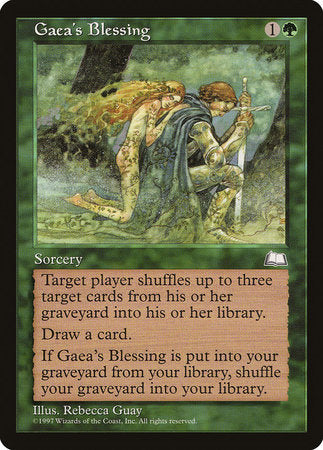 Gaea's Blessing [Weatherlight] | Jack's On Queen