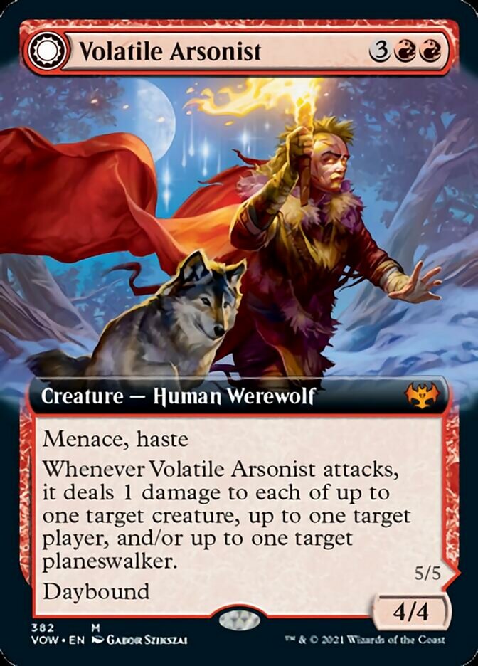 Volatile Arsonist // Dire-Strain Anarchist (Extended) [Innistrad: Crimson Vow] | Jack's On Queen