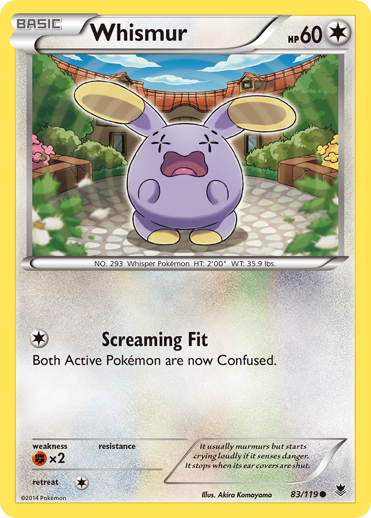 Whismur (83/119) [XY: Phantom Forces] | Jack's On Queen