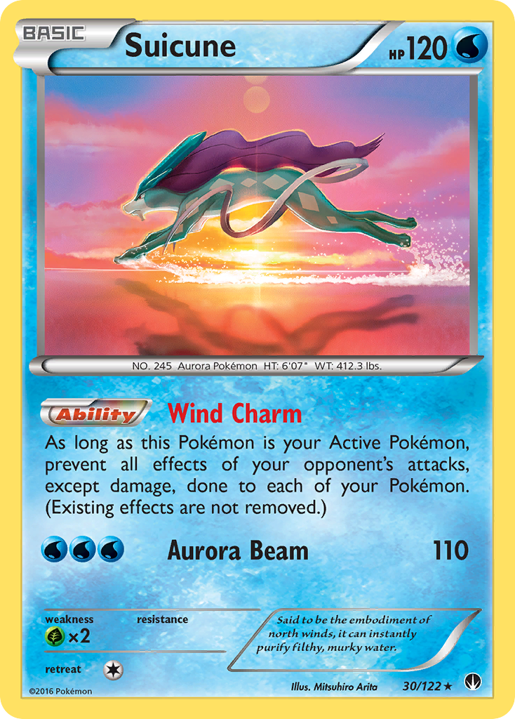 Suicune (30/122) [XY: BREAKpoint] | Jack's On Queen