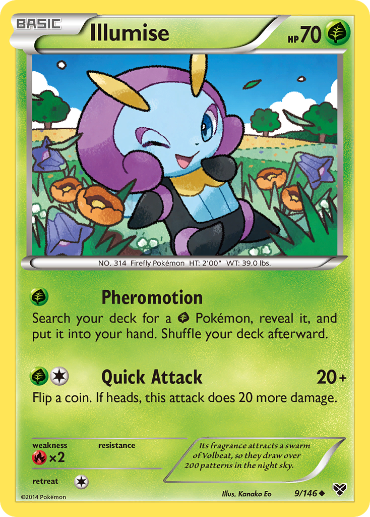 Illumise (9/146) [XY: Base Set] | Jack's On Queen