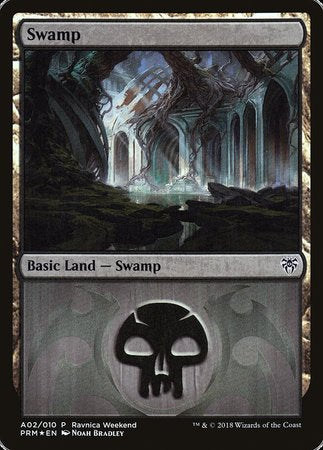 Swamp - Dimir (A02) [GRN Ravnica Weekend] | Jack's On Queen