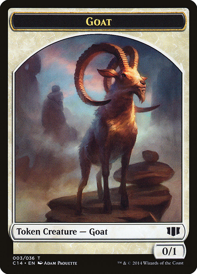 Wurm (032/036) // Goat Double-sided Token [Commander 2014 Tokens] | Jack's On Queen