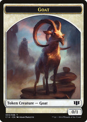 Goblin // Goat Double-sided Token [Commander 2014 Tokens] | Jack's On Queen