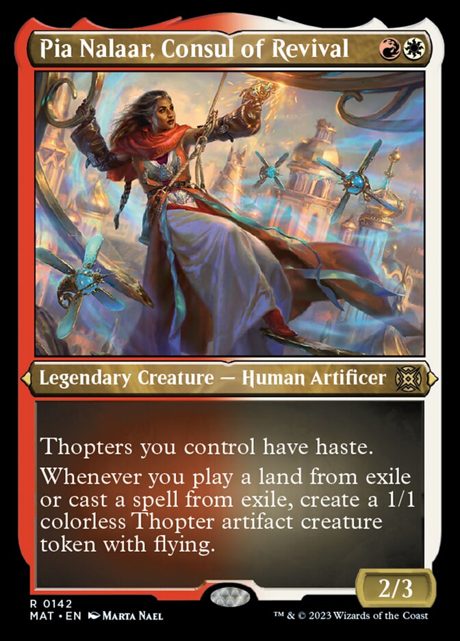 Pia Nalaar, Consul of Revival (Foil Etched) [March of the Machine: The Aftermath] | Jack's On Queen