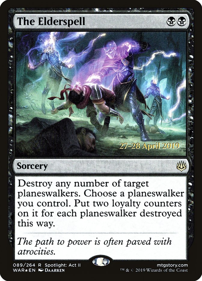 The Elderspell  [War of the Spark Prerelease Promos] | Jack's On Queen