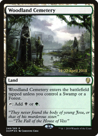 Woodland Cemetery [Dominaria Promos] | Jack's On Queen