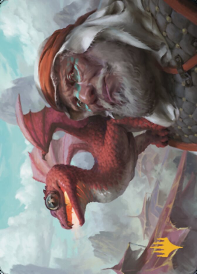 Dragon Whelp Art Card (Gold-Stamped Signature) [Dominaria United Art Series] | Jack's On Queen