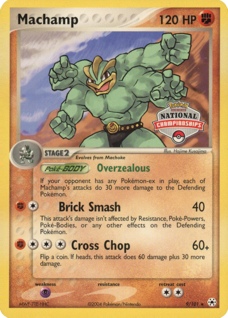 Machamp (9/101) (National Championships Promo) [EX: Hidden Legends] | Jack's On Queen