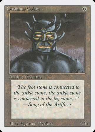 Obsianus Golem [Revised Edition] | Jack's On Queen