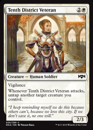 Tenth District Veteran [Ravnica Allegiance] | Jack's On Queen