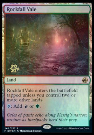 Rockfall Vale [Innistrad: Midnight Hunt Prerelease Promos] | Jack's On Queen