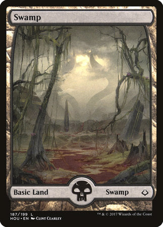 Swamp (187) - Full Art [Hour of Devastation] | Jack's On Queen