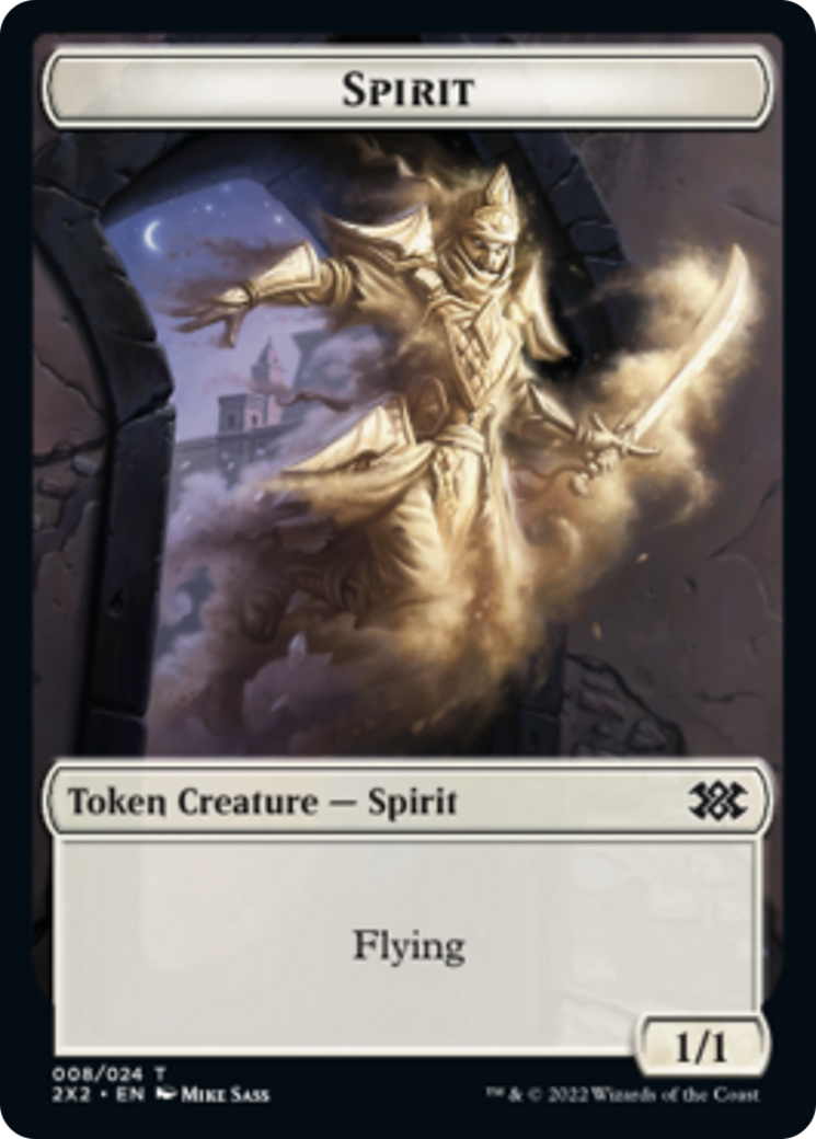 Elemental // Spirit Double-sided Token [Double Masters 2022 Tokens] | Jack's On Queen