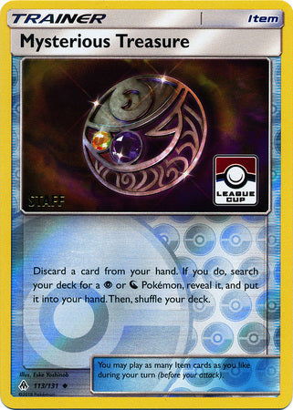 Mysterious Treasure (113/131) (League Promo Staff) [Sun & Moon: Forbidden Light] | Jack's On Queen