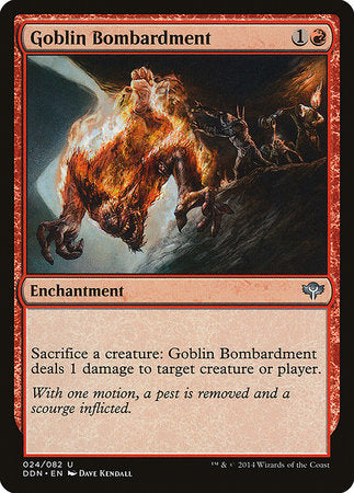 Goblin Bombardment [Duel Decks: Speed vs. Cunning] | Jack's On Queen
