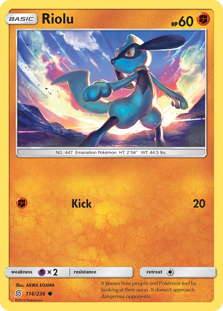 Riolu (116/236) [Sun & Moon: Unified Minds] | Jack's On Queen