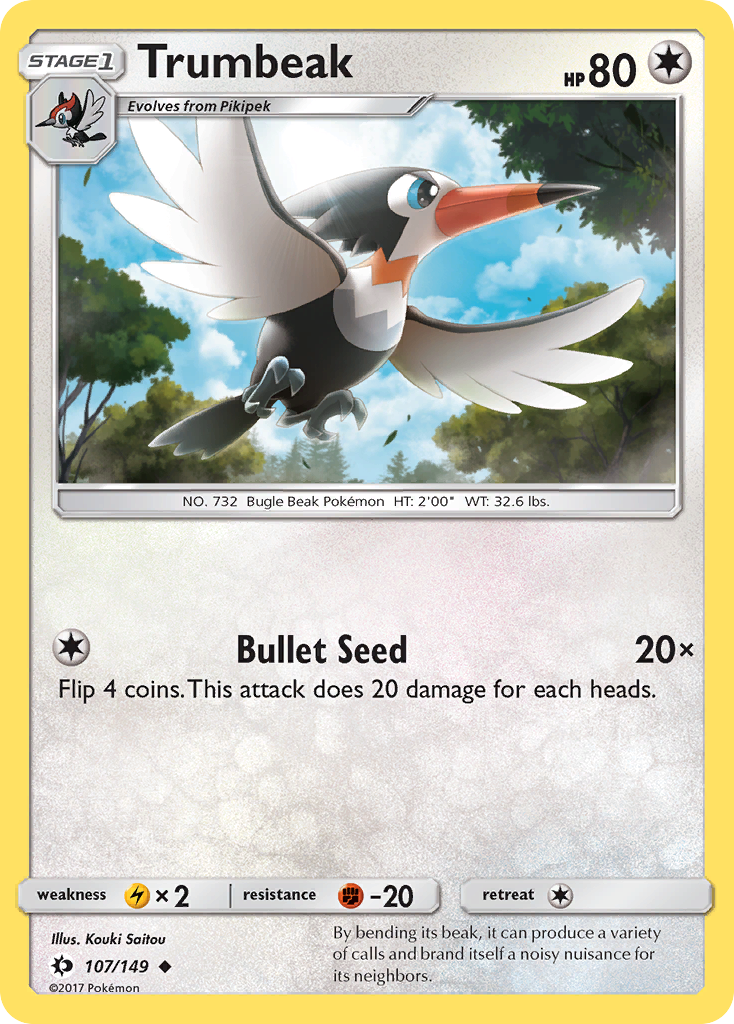 Trumbeak (107/149) [Sun & Moon: Base Set] | Jack's On Queen