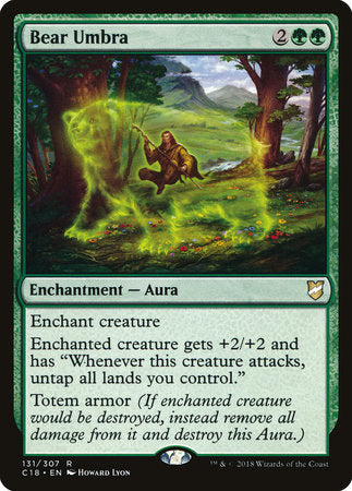 Bear Umbra [Commander 2018] | Jack's On Queen