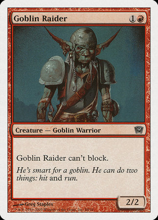 Goblin Raider [Ninth Edition] | Jack's On Queen