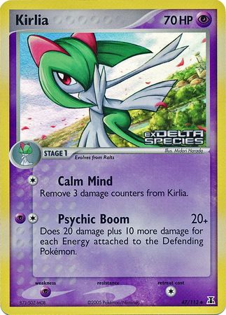 Kirlia (47/113) (Stamped) [EX: Delta Species] | Jack's On Queen