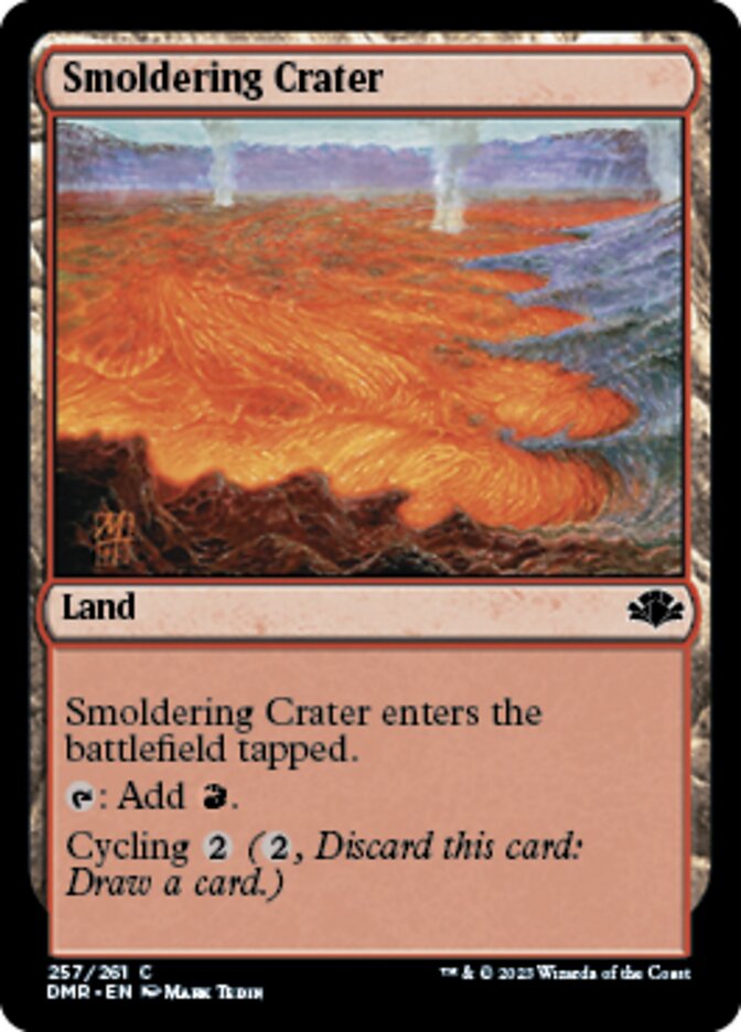 Smoldering Crater [Dominaria Remastered] | Jack's On Queen