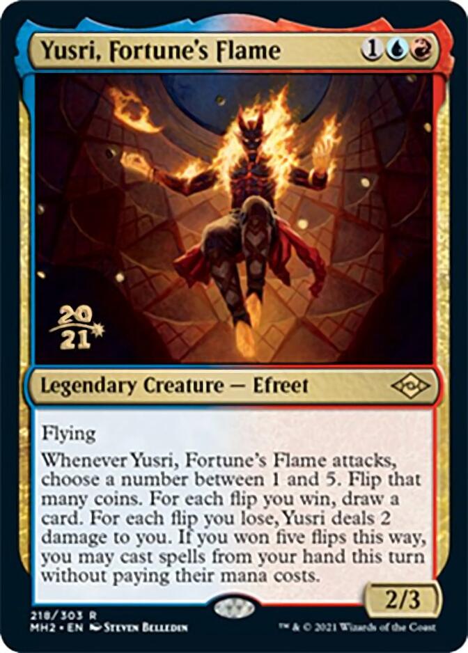 Yusri, Fortune's Flame [Modern Horizons 2 Prerelease Promos] | Jack's On Queen