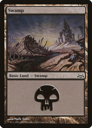 Swamp (59) [Duel Decks: Divine vs. Demonic] | Jack's On Queen