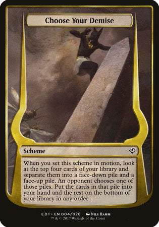 Choose Your Demise (Archenemy: Nicol Bolas) [Archenemy: Nicol Bolas Schemes] | Jack's On Queen