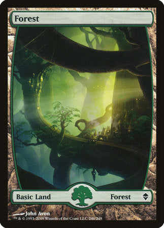 Forest (246) - Full Art [Zendikar] | Jack's On Queen