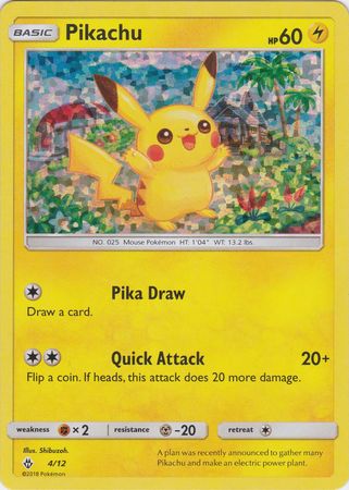 Pikachu (4/12) [McDonald's Promos: 2018 Collection] | Jack's On Queen