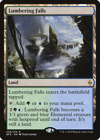 Lumbering Falls [Battle for Zendikar] | Jack's On Queen