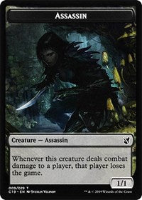 Assassin // Morph Double-sided Token [Commander 2019 Tokens] | Jack's On Queen