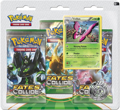 XY: Fates Collide - 3-Pack Blister (Vivillon) | Jack's On Queen