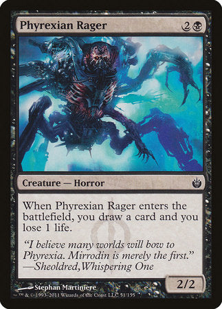 Phyrexian Rager [Mirrodin Besieged] | Jack's On Queen