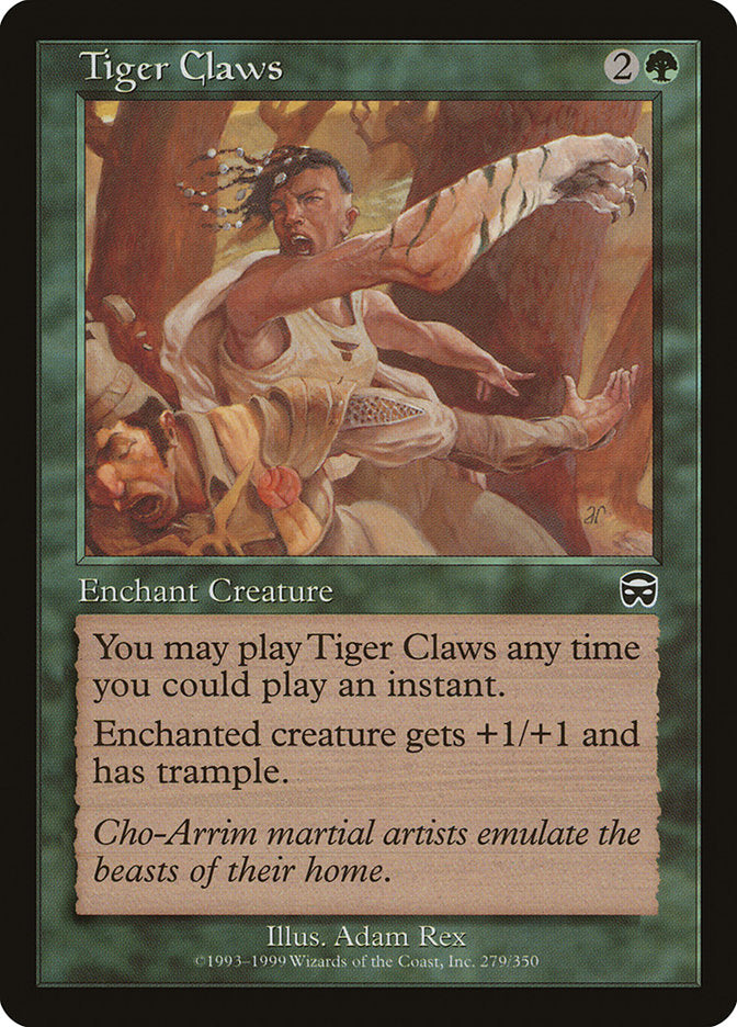 Tiger Claws [Mercadian Masques] | Jack's On Queen
