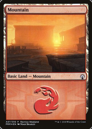 Mountain - Boros (A07) [GRN Ravnica Weekend] | Jack's On Queen