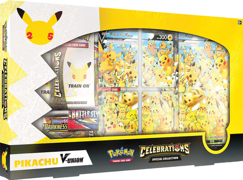 Celebrations: 25th Anniversary - Special Collection (Pikachu V-Union) | Jack's On Queen