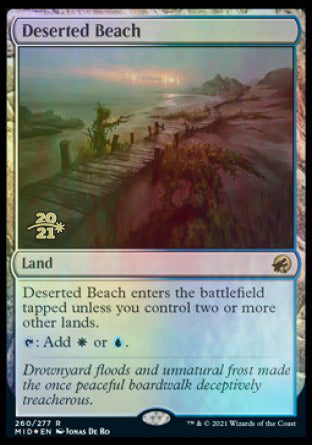 Deserted Beach [Innistrad: Midnight Hunt Prerelease Promos] | Jack's On Queen