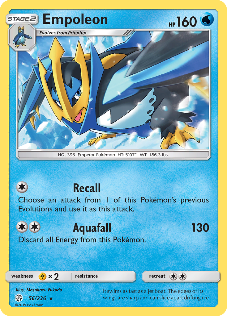Empoleon (56/236) [Sun & Moon: Cosmic Eclipse] | Jack's On Queen