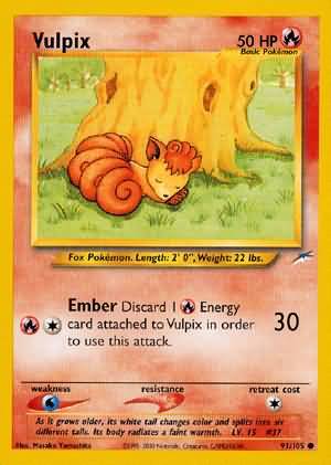 Vulpix (91/105) [Neo Destiny Unlimited] | Jack's On Queen